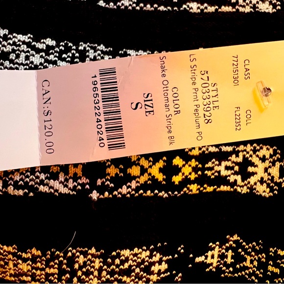 White House Black Market WHBM Jacquard Sweater. New with Tags Small - Picture 6 of 7